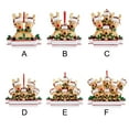 thumbnail image 5 of Cientrug Cartoon Christmas Tree Hanging Ornament Office Hotel Mall Living Room Decoration Holiday Decorative Pendant Home Supplies 5 Animals, 5 of 6