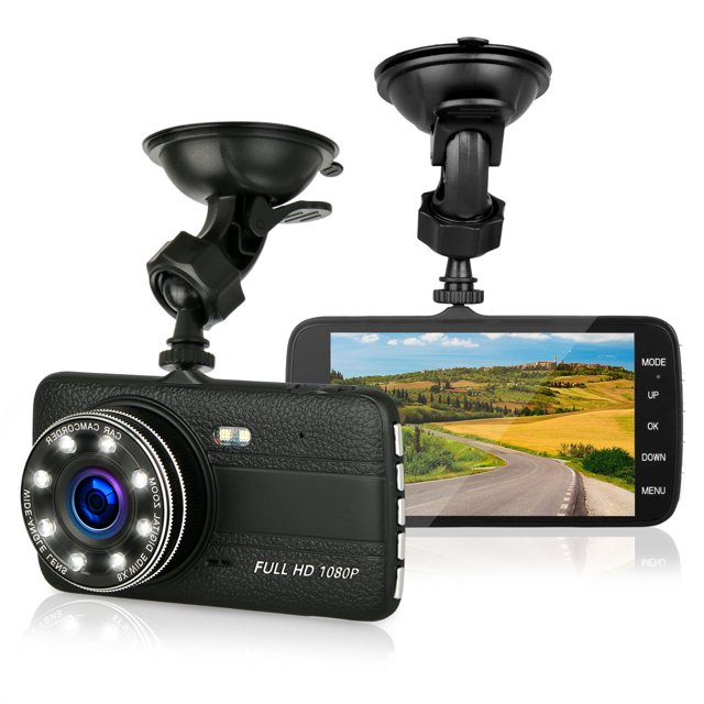 LinkStyle 4"/4.5" IPS Screen Full HD 1080P DVR Dash Cam, Car Dashboard Camera Video Recorder w/ G-sensor Emergency Recording, Night vision, WDR, Loop Recording, Parking Mode, 170°Wide Angle