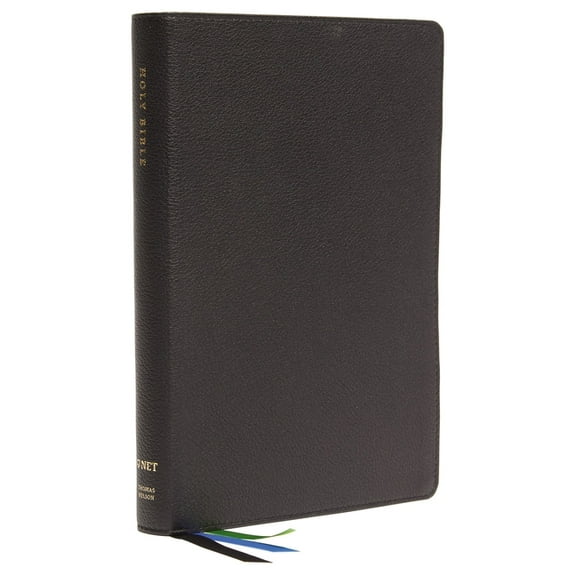 Net Bible, Thinline Large Print, Leathersoft, Black, Comfort Print: Holy Bible, (Hardcover)