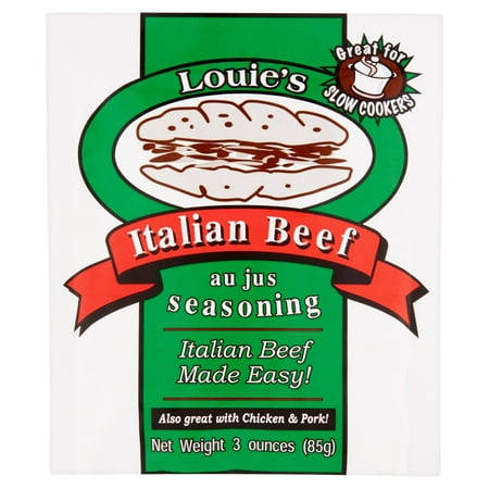 Louie's Seasoning Italian Beef Seasoning, 3 ounces, 12