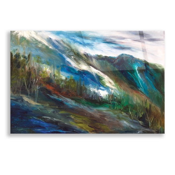 Epic Art 'Sierra Storm' by Sheila Finch, Acrylic Glass Wall Art, 24"x16"