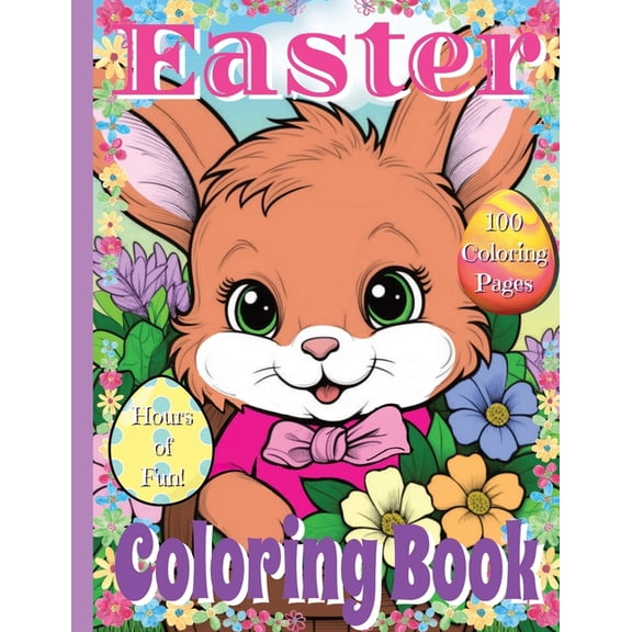 Easter Bunny Coloring Book, (Paperback)