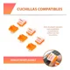 thumbnail image 3 of Guillotina Plastico Regla Carta Cortador Papel Foto Tarjeta, 3 of 8