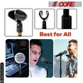 thumbnail image 5 of Microphone Stand-Universal Mic Mount, Compact Base, Height 3.3' to 5.11' 5 Core, 5 of 11