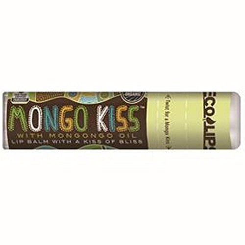 Eco Lips - Organic Mongo Kiss Lip Balm, Unflavored .25 oz