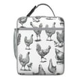 thumbnail image 5 of Chick Insulated Lunch Box Women Reusable Lunch Tote Bag with Detachable Handle Cooler Tote Bag Picnic Hiking, 5 of 6