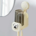 thumbnail image 5 of Space-Saving Suction Cup Toothbrush Organizer - Integrated Bathroom Wall Storage, 5 of 7