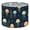 Color 3, variant on Linen Drum Lamp Shades Beach Seascape Blue Ocean Coastal Wave Palm Tree Natural 13" x 13" x 10" Lampshade for Table Lamps Floor Lamps Lamp Shade Replacement Easy Assembly Required