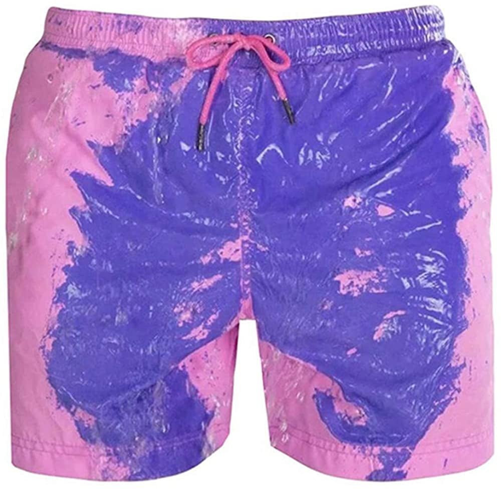 Landscap Mens Swimwear Swim Trunks Quick Dry Beach Shorts Bathing Suit Plus Size Thin Shorts