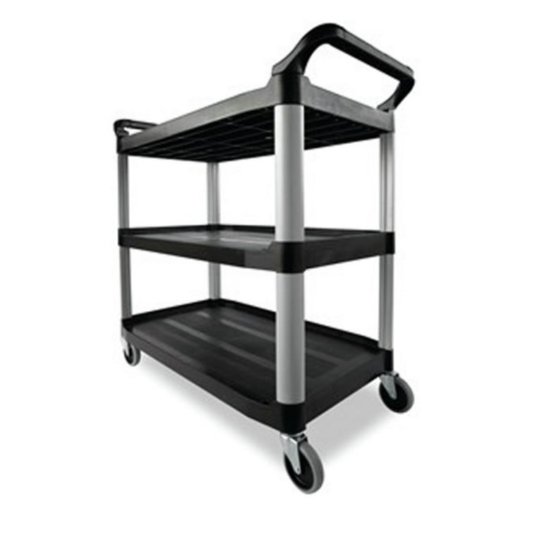 Rubbermaid Commercial Products 33.25-in-Drawer Shelf Utility Cart
