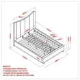 thumbnail image 4 of Lit Plateforme, 78 PO, Gris, 4 of 4