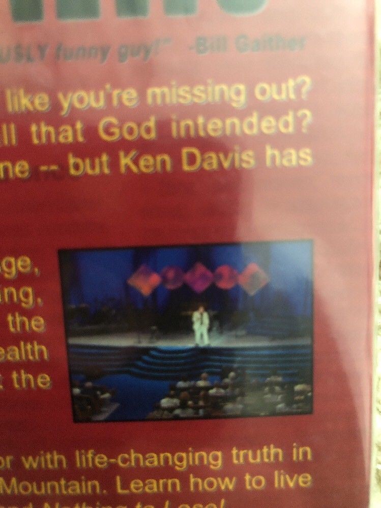 Ken Davis Live!Good News-Christian Stand-Up Comedy DVD 2002-RARE VINTAGE-SHIP24H