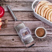 Microplane Fine Professional Paddle Grater – Stainless Steel Blade for Citrus, Hard Cheese, Spices