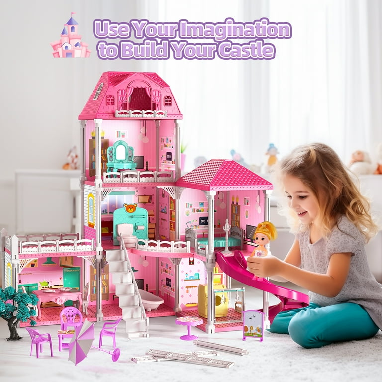 Lucky Doug Building House, 384 PCS Play House Toys for Lucky Doug Building House, 384 PCS Play House Toys for