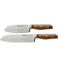 thumbnail image 2 of Rachael Ray Cucina Cutlery 2-Piece Japanese Stainless Steel Santoku Knife Set with Acacia Handles, 2 of 5