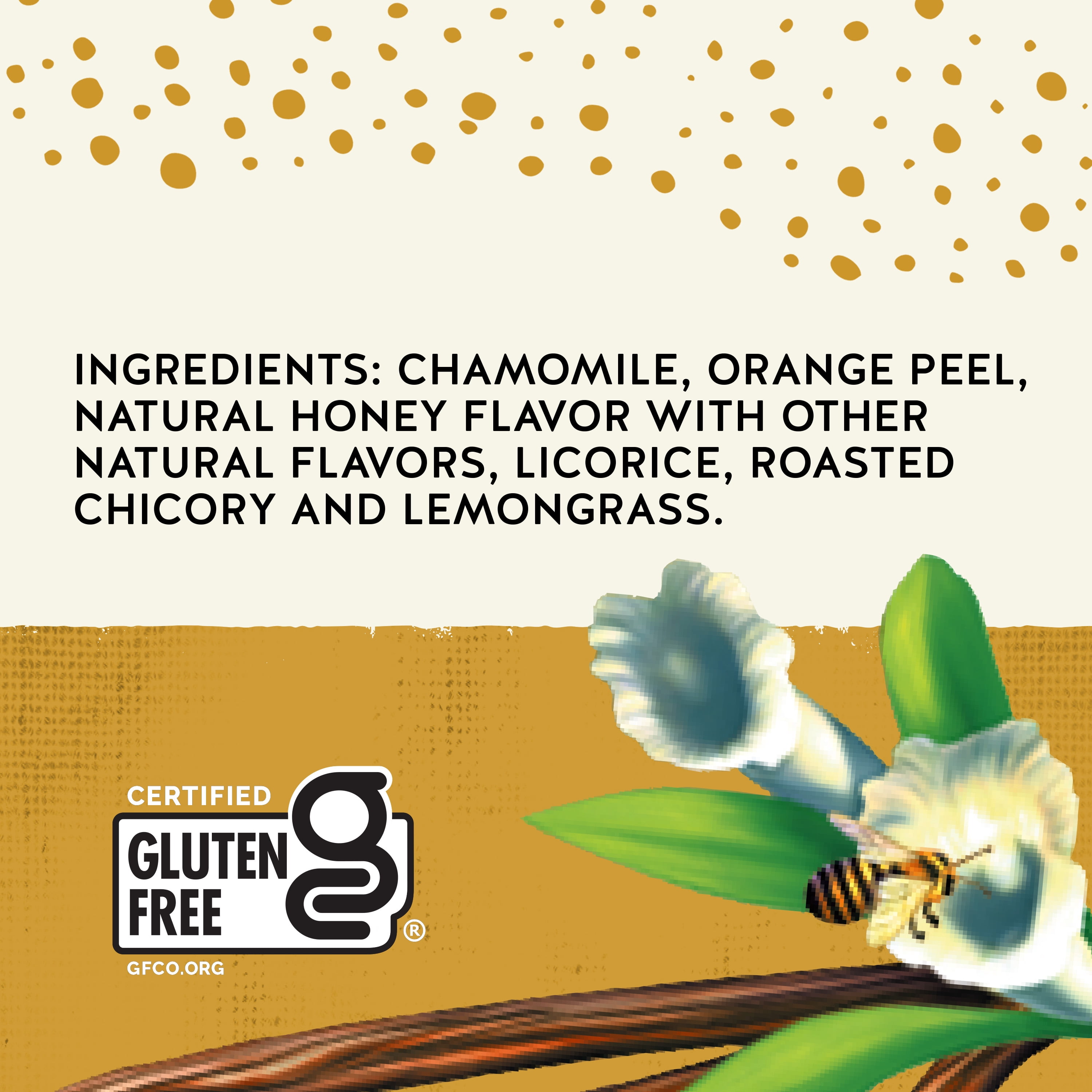 (6 pack) Celestial Seasonings Honey Vanilla Chamomile Caffeine-Free Herbal Tea Bags (20 Count)
