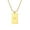 Gold Aquarius, variant on PAMTIER Men's Women's Stainless Steel Personality Amulet 12 Constellation Simple Temperament Birthday Necklace Gemini