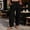 *Black, variant on ClodeEU Women's Elastic High Waist Tapered Pants, Casual Loose Fit Trousers with Pockets Khaki,Women's Plus L