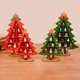 thumbnail image 5 of Árbol de Navidad de madera DIY para mesa de escritorio con accesorios decorativos, decoración de mesa hecha a mano, juguete de regalo DIY Adepaton FLD-3520, 5 of 6