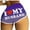 Purple, variant on WCMZJ Womens Booty Shorts Sexy Hot Pants Letter Print Butt Lifting High Waist Workout Gym Active Yoga Shorts Biker Shorts