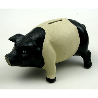 Iron piggy bank deals