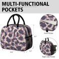 thumbnail image 6 of Womens Pink and Purple Of Leopard Print Lunch Box for Work,Insulated Lunch Bag for Women,Loncheras Para Mujer,Leakproof Adult Lunch Bag for Work,Beach,Travel,Picnic,Camping, 6 of 7