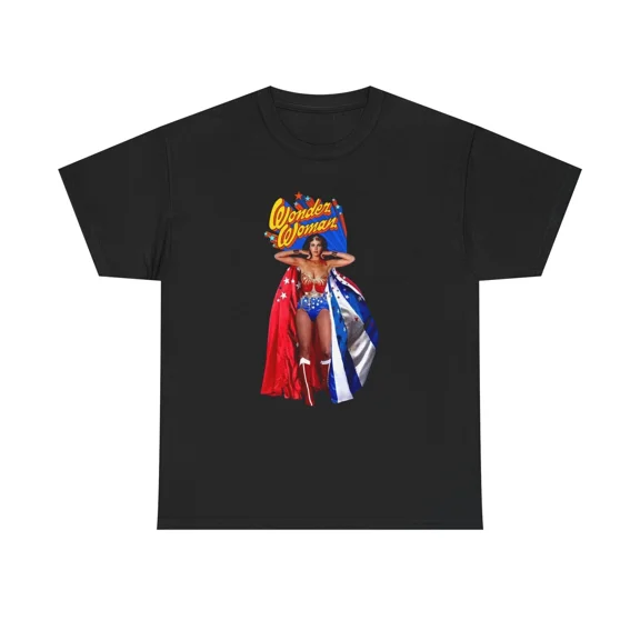 VINTAGE Wonder Woman Heavy Cotton Tee, Classic TV Tee, Superhero, Lynda Carter