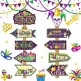 thumbnail image 2 of Vibrant Carnival and Mardi Gras Party Decorations Colorful Directional Signs for Festive Celebrations, 2 of 5