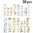thumbnail image 2 of Scrapbook Paper Stickers Retro: 30PCS DIY Planner Stickers Journaling Supplies, 2 of 6