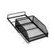 thumbnail image 3 of Estante de almacenamiento deslizante de metal para despensa, organizador de cajones de deslizamiento suave para cocina L extendida, 3 of 9