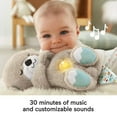 Breathing Otter Bear Cute Soothing Plush Toy Baby Sleeping Doll Gift