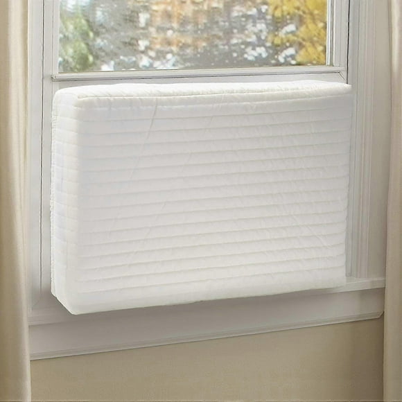 SZTXJ Inner Air Conditioner Cover for Window Unit, Window Air Conditioner Cover (21x15x3.5 inch, White)