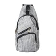 thumbnail image 1 of Mochila Nupouch, antirrobo, bandolera, gris, 1 of 7