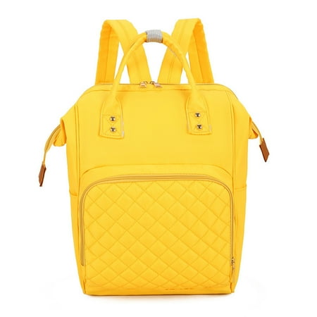 

Stamens Large Baby Diaper Bag Backpack With Changing Pad Insulated Pockets With Changing Pad Insulated Pockets Mommy Daddy Travel Backpack Baby Diaper Bag Backpack Mommy Daddy(Yellow)