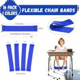 thumbnail image 5 of 16 Pack Chair Bands for Kids with Fidgety Feet, ADHD Tools for Kids, Improve Focus Chair Bands,Blue TPE Blue, 5 of 6