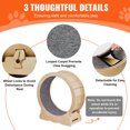 thumbnail image 6 of KFFKFF Feline Fitness Roller, Spacious Indoor Kitty Jogging Wheel, 29.5" Diameter, Includes Removable Mat & Play Teaser, Ideal for Exercise/Activity/Training, Fits Various Cat Sizes, 6 of 9