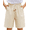 Beige, variant on Arshiner Boys Linen Shorts with Elastic Waist Breathable Summer Beach Shorts for Kids