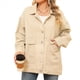 thumbnail image 2 of Chaqueta Vaquera Azul Vintage con Botones y Rotos para Mujer Caqui S, 2 of 10