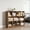 Rustic Brown, variant on LEDREM 3-Tier Wide Bookshelf with Open Storage Shelves, Functional Bookcase for Living Room Home Office Dining Room, Space-Saving, Rustic Brown