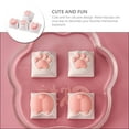 thumbnail image 4 of Miangastore 4pcs Cat Paw Keycaps Mechanical Keyboard Keycaps Gaming Keycaps Cat Keycaps, 4 of 9