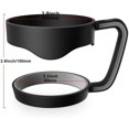 thumbnail image 5 of 2PCS Handle 30 oz for YETI Rambler Tumbler, Rtic, Arctic & Travel Water Coffee Mugs Flask, 5 of 5