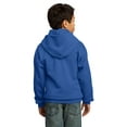 thumbnail image 2 of Port & Company Youth Core Fleece Pullover Hooded Sweatshirt-M (Royal), 2 of 6