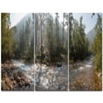 thumbnail image 3 of Designart - Panorama de Rivière de Montagne - Impression sur Toile de Paysage, 3 of 4