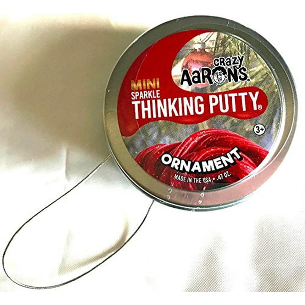 Crazy Aarons Ornament Sparkle Christmas Holiday Thinking Putty 2