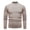 #01 Beige, variant on Mens Sweater, Mock Neck Pullover, Slim Fit Long Sleeve Knit Top, Casual Officewear Work Sweatshirt
