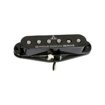 Seymour Duncan ZSL-1m Zephyr Silver Strat Middle Pickup Black