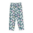 thumbnail image 4 of Xecao Cute Rabbit Easter Women's Straight Lounge Pajama Pants: The Epitome of Relaxed Sleepwear, 4 of 9