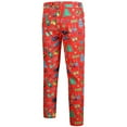 thumbnail image 5 of Hfolob Pants For Men Mens Fashion Casual Christmas Printed Button Zipper Suit Pants Outdoor Pants, 5 of 9