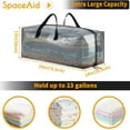 thumbnail image 3 of SpaceAid Heavy Duty Moving Bags, Extra Large, Clear (8 Pack), 3 of 6