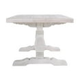 thumbnail image 4 of Pemberly Row 94" Reclaimed Solid Pine Wood Dining Table in Nordic Ivory, 4 of 9